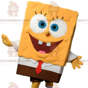 SpongeBob BIGGYMONKEY™ maskotkostume. Svampebob kostume - Masker berømte mennesker - BIGGYMONKEY_012544 - BiggyMonkey.com
