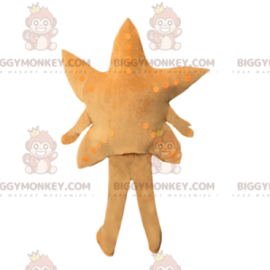 Beige Star BIGGYMONKEY™ maskotkostume. stjerne kostume -