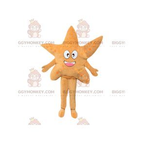 Beige Star BIGGYMONKEY™ maskotkostume. stjerne kostume -