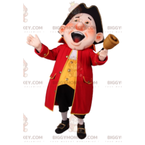 Moss BIGGYMONKEY™ Mascot Costume with Beautiful Red Jacket –