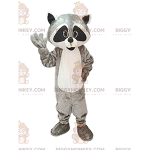 Costume da mascotte BIGGYMONKEY™ di procione. costume da