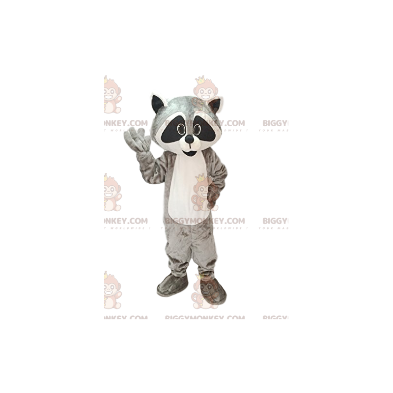 Raccoon BIGGYMONKEY™ Mascot Costume. raccoon Sizes L (175180CM)