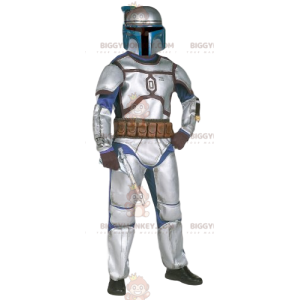 Sci-Fi-Krieger BIGGYMONKEY™ Maskottchen-Kostüm. Krieger Kostüm