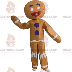 Divertido disfraz de mascota de pan de jengibre BIGGYMONKEY™.