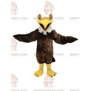 Costume mascotte BIGGYMONKEY™ marrone e bianco Golden Eagle.