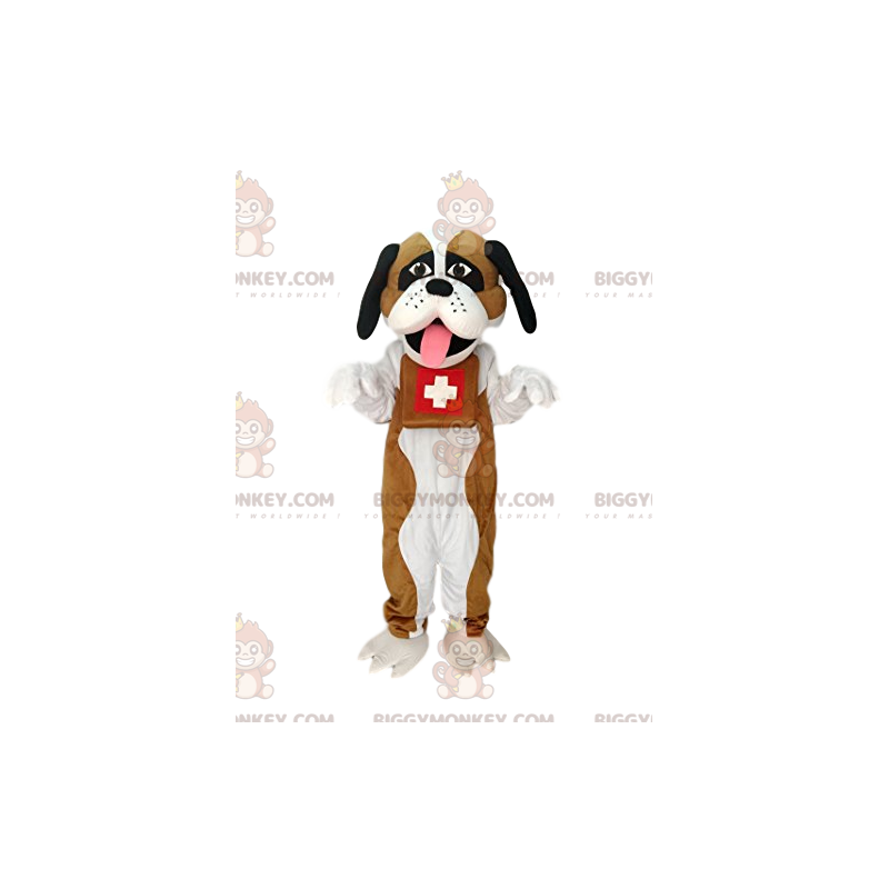 Saint Bernard BIGGYMONKEY™ mascot costume. Costume of Saint