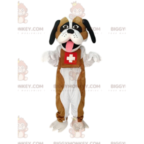 Kostium maskotki Św. Bernard BIGGYMONKEY™. Kostium św.