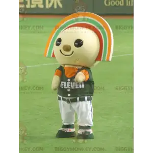 7 Eleven Colorful Snowman BIGGYMONKEY™ maskotkostume -