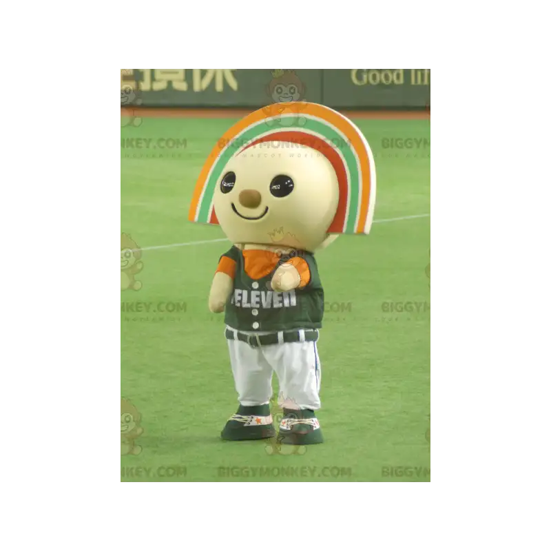 7 Eleven Colorful Snowman BIGGYMONKEY™ maskotkostume - 7 Eleven Colorful Snowman BIGGYMONKEY™ maskotkostume -
