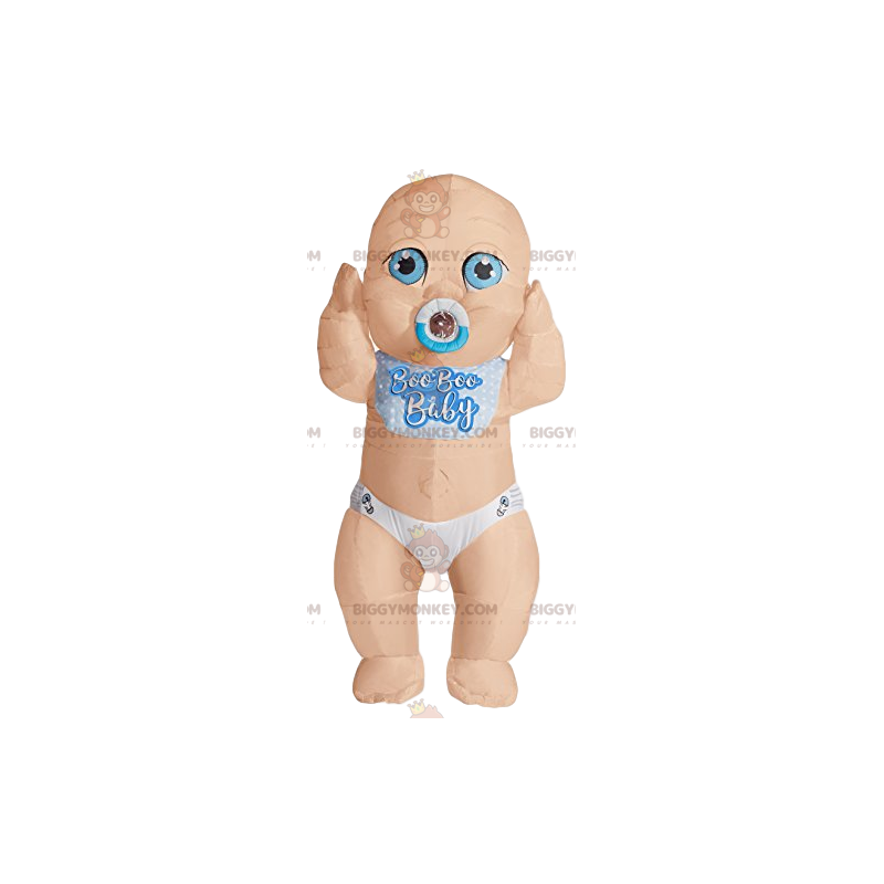 Baby BIGGYMONKEY™ mascot costume with beautiful blue eyes. baby Baby BIGGYMONKEY™ mascot costume with beautiful blue eyes. baby