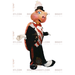 Turtle BIGGYMONKEY™ Mascot Costume with Tie Suit -