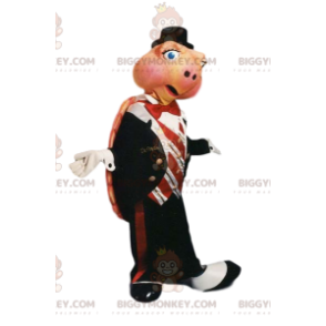 Turtle BIGGYMONKEY™ Mascot Costume with Tie Suit -
