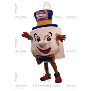 Super funny marshmallow BIGGYMONKEY™ mascot costume.