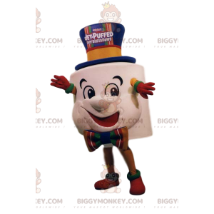 Super grappig marshmallow BIGGYMONKEY™ mascottekostuum.
