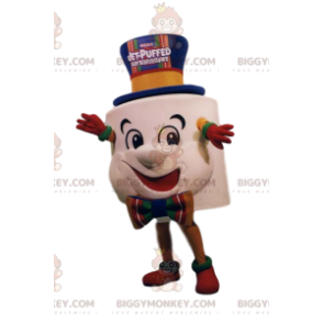 Super zabawny kostium maskotki BIGGYMONKEY™ z pianki marshmallow. kostium marshmallow - BiggyMonkey.com