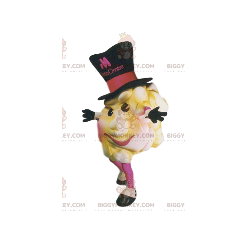 Costume de mascotte BIGGYMONKEY™ de pop-corn appétissant avec Costume de mascotte BIGGYMONKEY™ de pop-corn appétissant avec