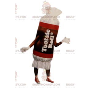 Disfraz de mascota Candy rojo y blanco BIGGYMONKEY™. disfraz de