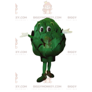 Costume de mascotte BIGGYMONKEY™ d'artichaut vert. Costume