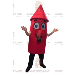 Disfraz de mascota Super Sonriente Red Rocket BIGGYMONKEY™ -
