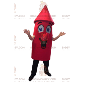 Super Smiling Red Rocket BIGGYMONKEY™ Mascot Costume -