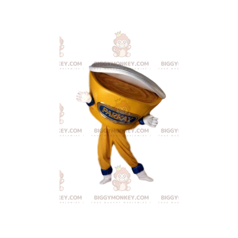 Yellow Yogurt Pot BIGGYMONKEY™ Mascot Costume. Yogurt Costume - Yellow Yogurt Pot BIGGYMONKEY™ Mascot Costume. Yogurt Costume -