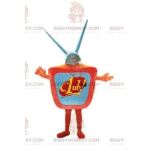 Disfraz de mascota Orange Antenna Television BIGGYMONKEY™.