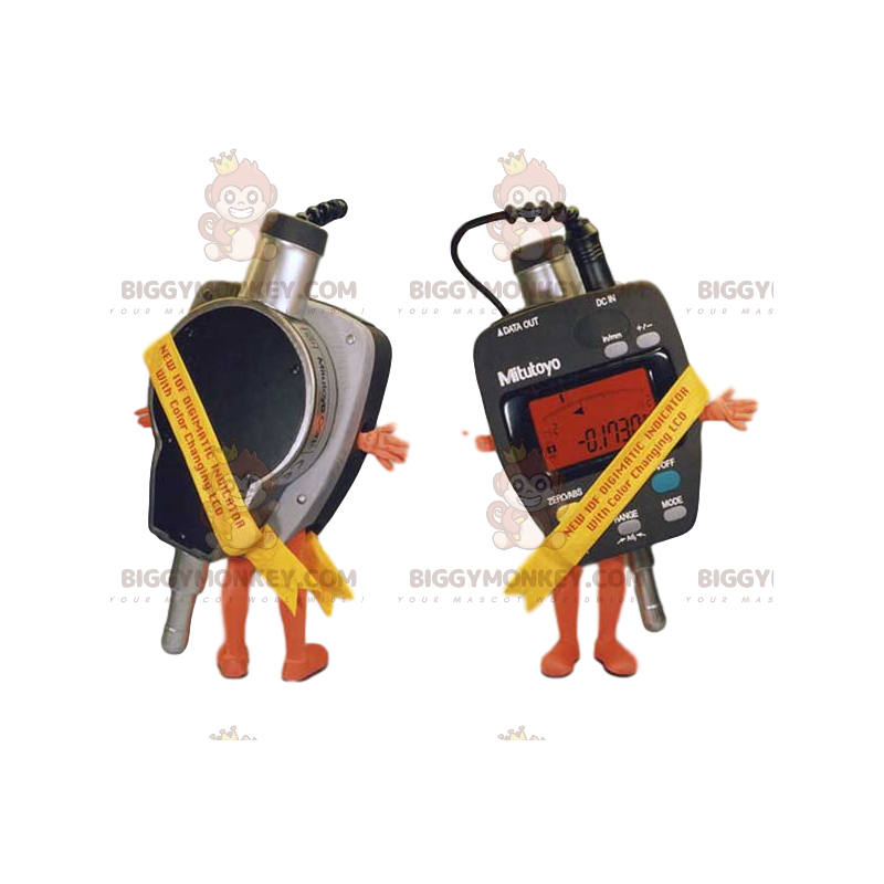 Digital Scaler BIGGYMONKEY™ Mascot Costume. Measurer costume -
