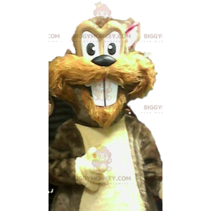 Στολή μασκότ Squirrel BIGGYMONKEY™ με ωραία δόντια. Στολή σκίουρου - Μασκότ σκίουρων - BIGGYMONKEY_012643 - BiggyMonkey.com