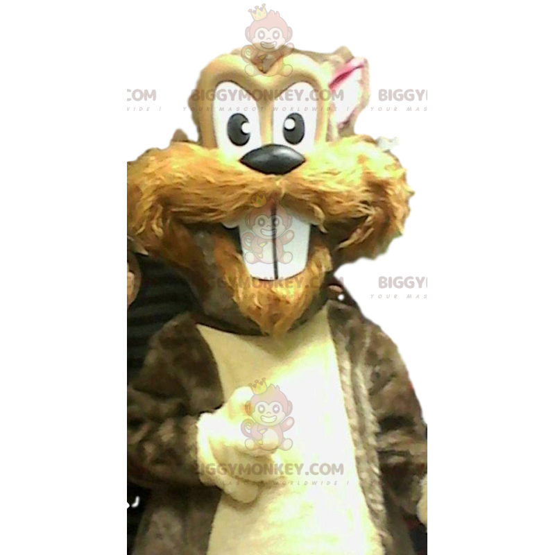 Squirrel BIGGYMONKEY™ Mascot Costume with Nice Teeth.Squirrel