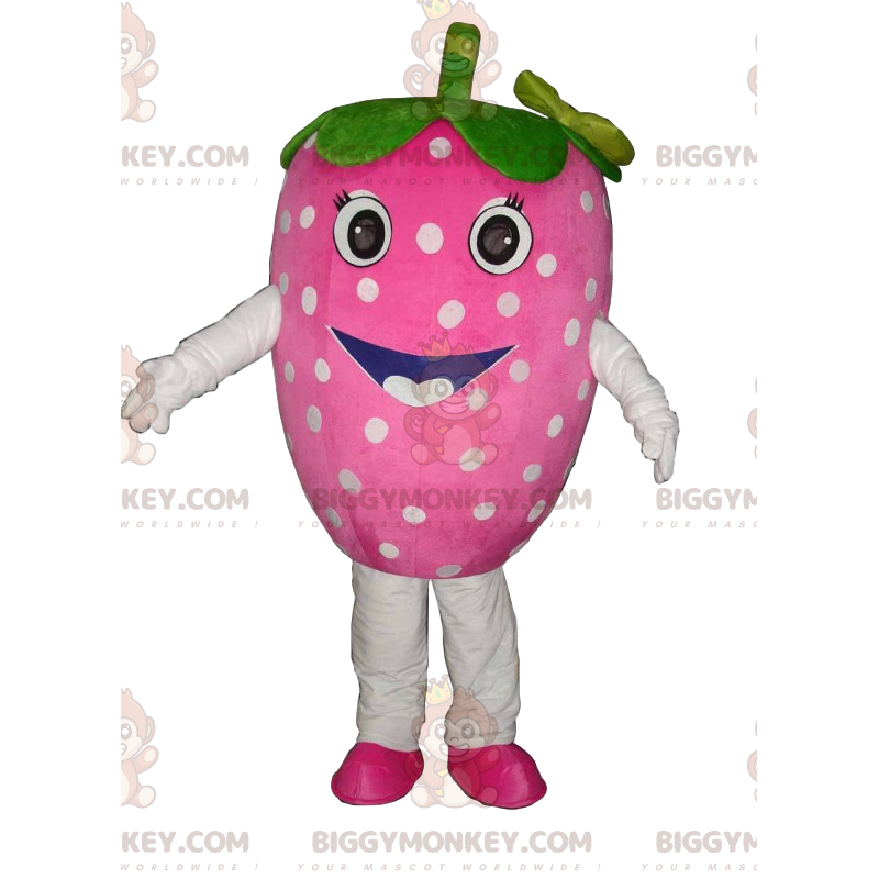 Kostium maskotki Flirty Strawberry BIGGYMONKEY™. kostium Kostium maskotki Flirty Strawberry BIGGYMONKEY™. kostium