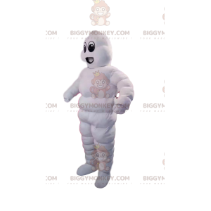 BIGGYMONKEY™ Costume da mascotte gonfiabile da uomo bianco -