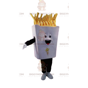 BIGGYMONKEY™ Pommes-Tablett-Maskottchen-Kostüm. Pommes Tablett