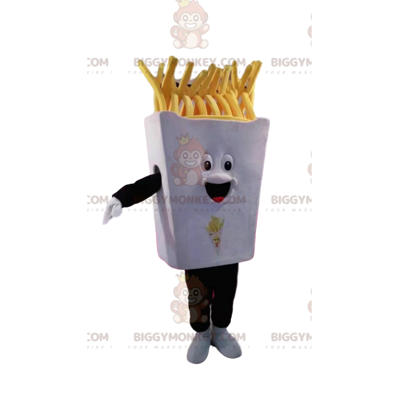 BIGGYMONKEY™ Fries Tray Mascot Costume. French Fries Tray BIGGYMONKEY™ Fries Tray Mascot Costume. French Fries Tray