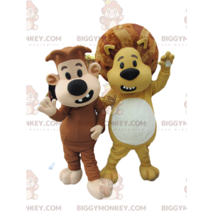 Lions BIGGYMONKEY™ Mascot Costume Duo. lions costume –