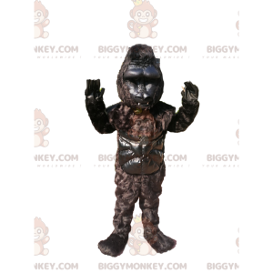 Disfraz de mascota de gorila negro BIGGYMONKEY™. Disfraz de