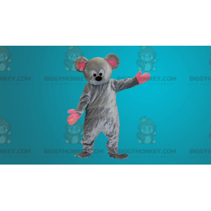 Gray and Pink Mouse BIGGYMONKEY™ Mascot Costume -