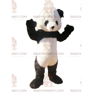 Panda BIGGYMONKEY™ Maskottchenkostüm. Panda-Kostüm. -