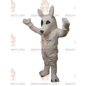 Disfraz de mascota de lobo blanco BIGGYMONKEY™. disfraz de lobo