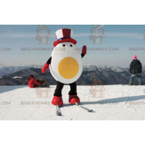 Giant Egg BIGGYMONKEY™ Mascot Costume with Republican Hat -