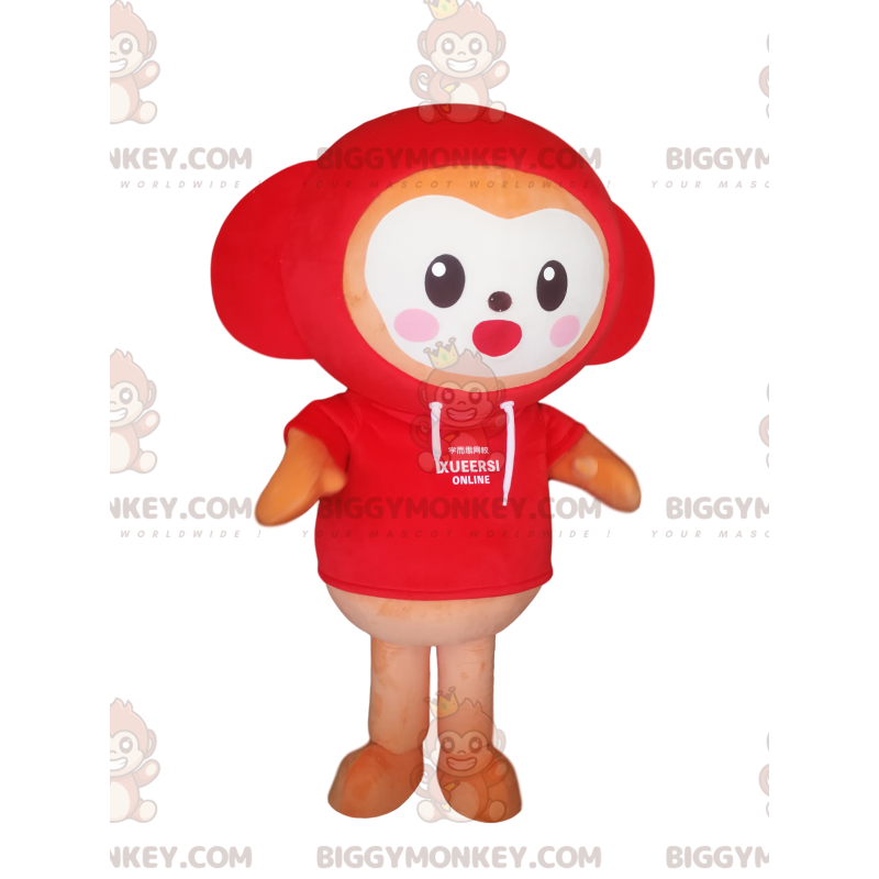 Costume de mascotte BIGGYMONKEY™ de petit personnage avec un Costume de mascotte BIGGYMONKEY™ de petit personnage avec un
