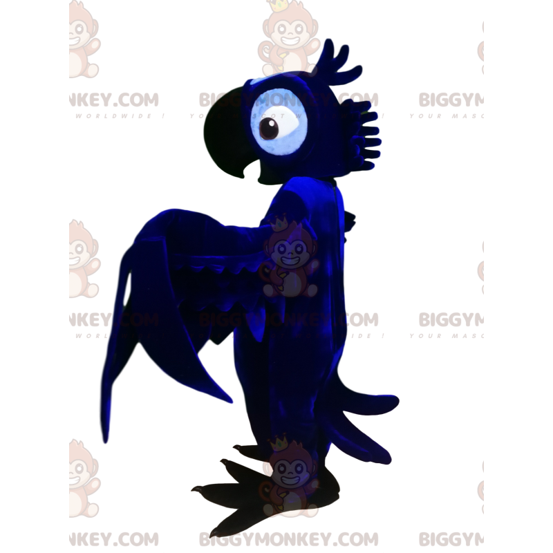 Costume da mascotte Pappagallo blu notte BIGGYMONKEY™. costume Costume da mascotte Pappagallo blu notte BIGGYMONKEY™. costume