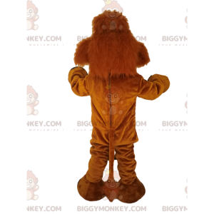 Costume de mascotte BIGGYMONKEY™ de mammouth marron. Costume de