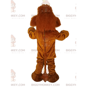 Traje de mascote de mamute marrom BIGGYMONKEY™. traje de mamute