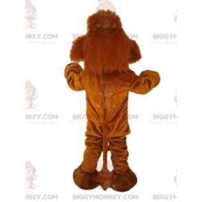 Brown Mammoth BIGGYMONKEY™ Mascot Costume. mammoth costume –