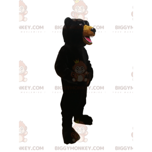 Vild svart björn BIGGYMONKEY™ maskotdräkt
