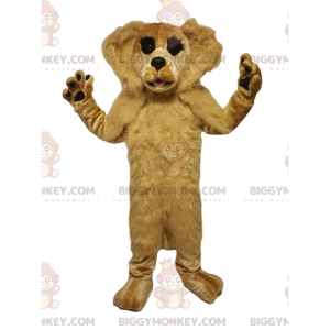 Tan Dog BIGGYMONKEY™ maskotdräkt. beige hunddräkt - BiggyMonkey