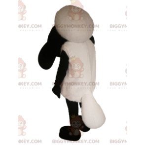 Kostým maskota Černobílé ovce BIGGYMONKEY™. kostým ovce –