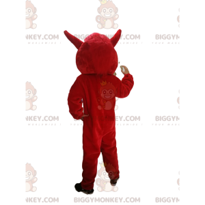 Costume de mascotte BIGGYMONKEY™ de sanglier rouge avec de