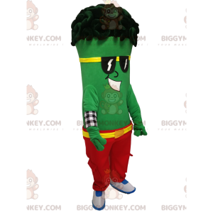 BIGGYMONKEY™ All Hairy Green Man Mascot Costume - Sizes L (175-180CM)