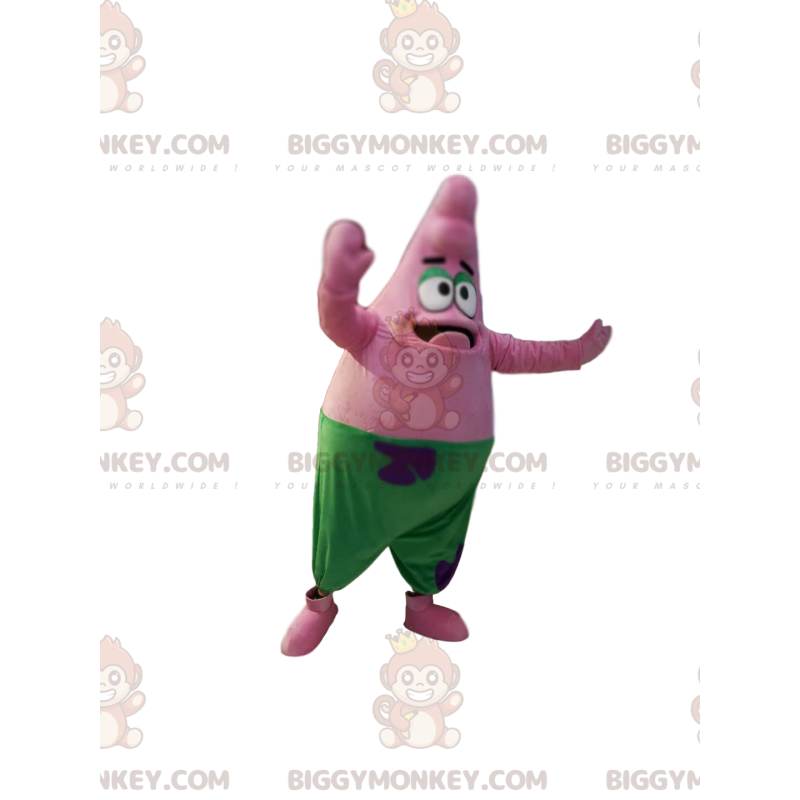 BIGGYMONKEY™ mascot costume of Patrick, the starfish in